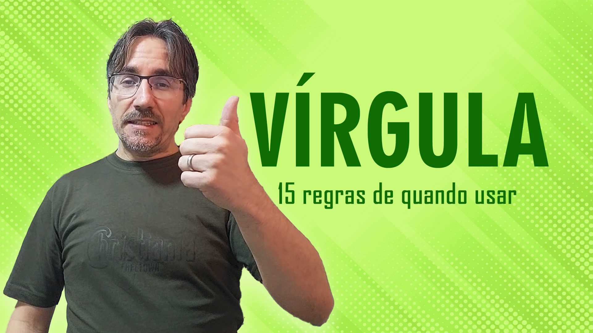 CONHEÇA 15 Regras de QUANDO USAR VÍRGULA Profe Carlos Muchacho